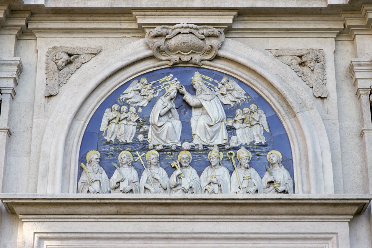 Incoronazione della Vergine da Benedetto Buglioni