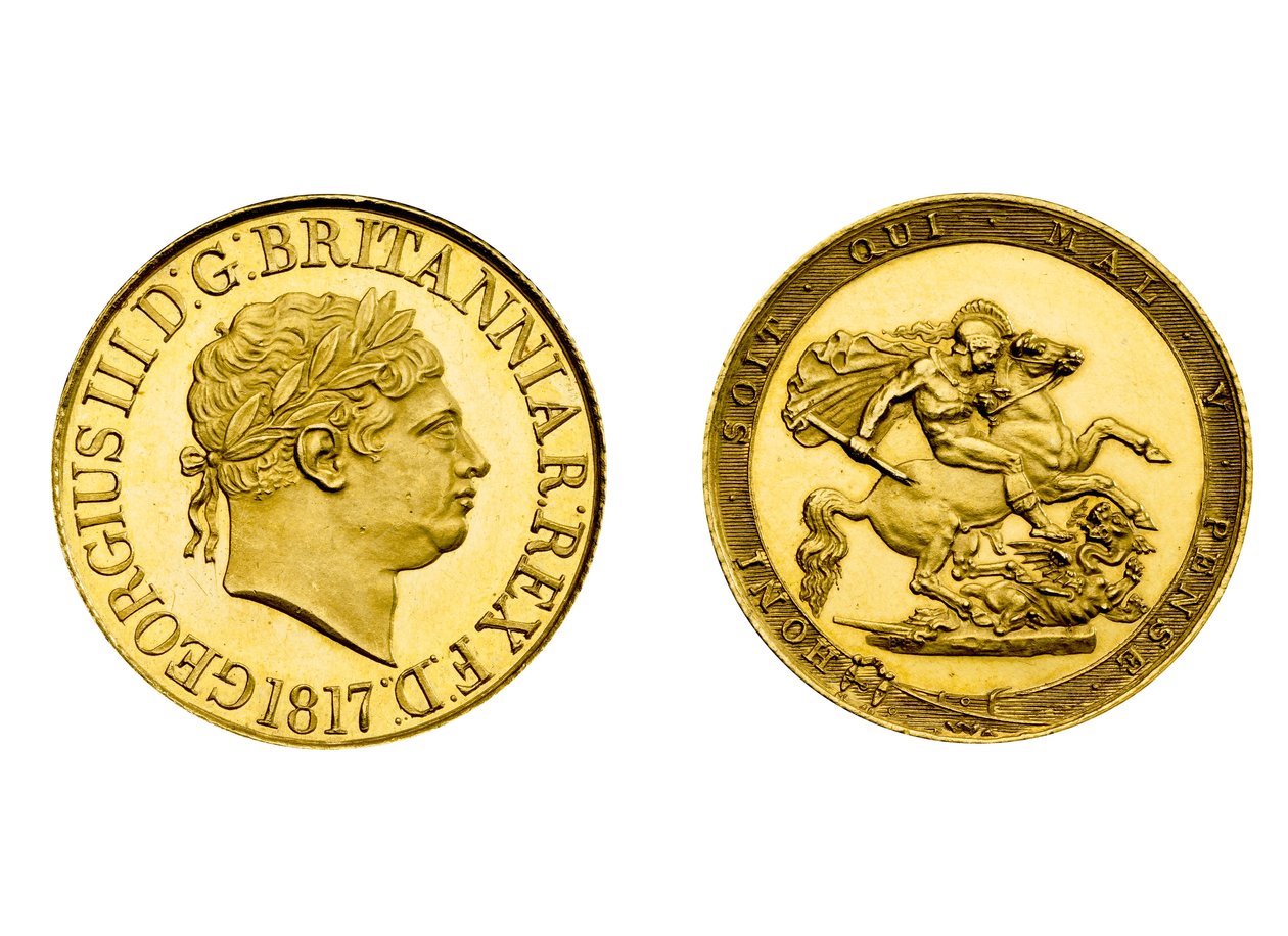 Sovrano, 1817 da Benedetto Pistrucci