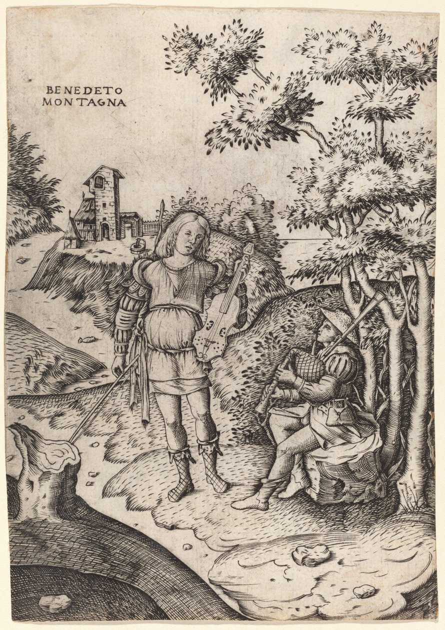 Apollo e Marsia da Benedetto Montagna