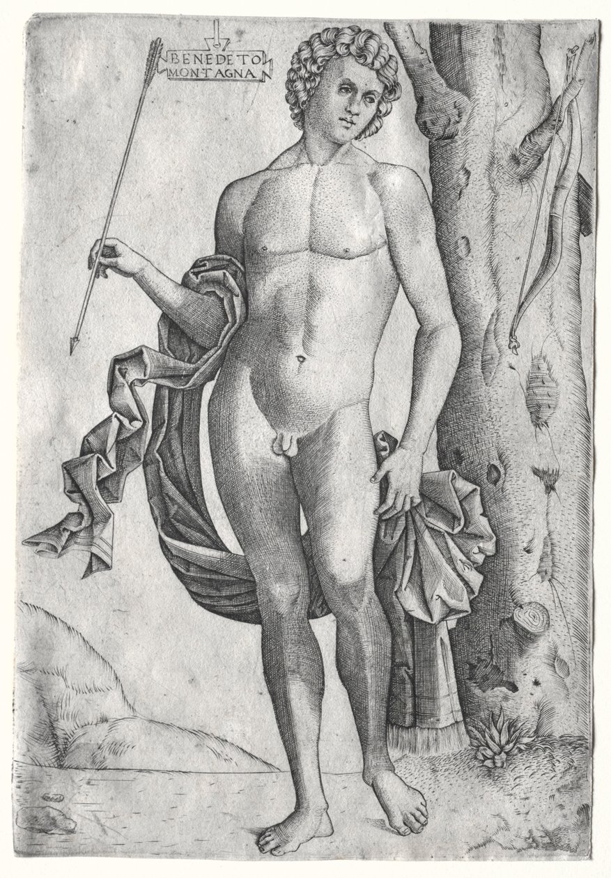 Uomo con una freccia, c. 1515 da Benedetto Montagna
