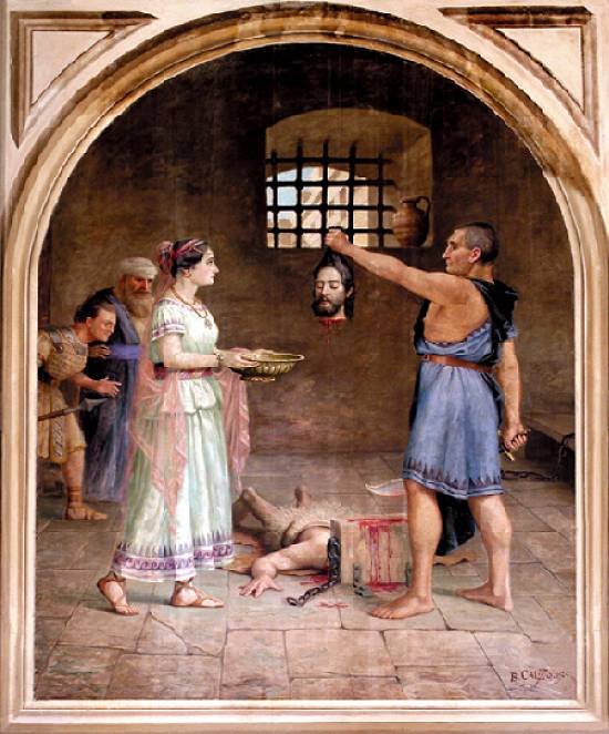 Decapitazione di San Giovanni Battista da Benedito Calixto