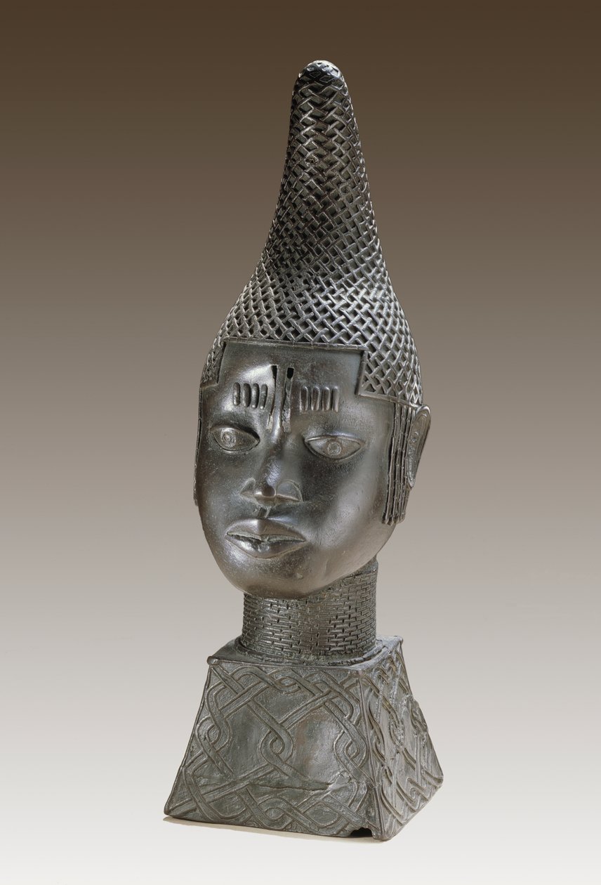 Testa della regina madre (bronzo) da Benin