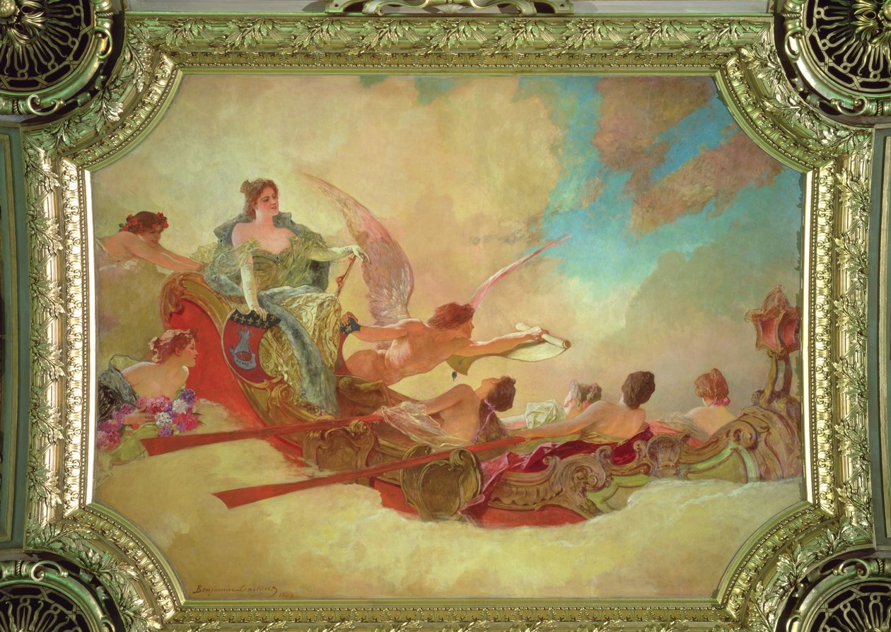 La città di Parigi invita il mondo a partecipare alle sue feste, 1895 da Jean Joseph Benjamin Constant