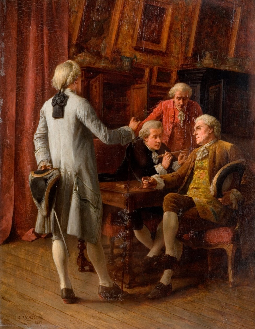 I conoscitori, 1867 da Benjamin Eugene Fichel