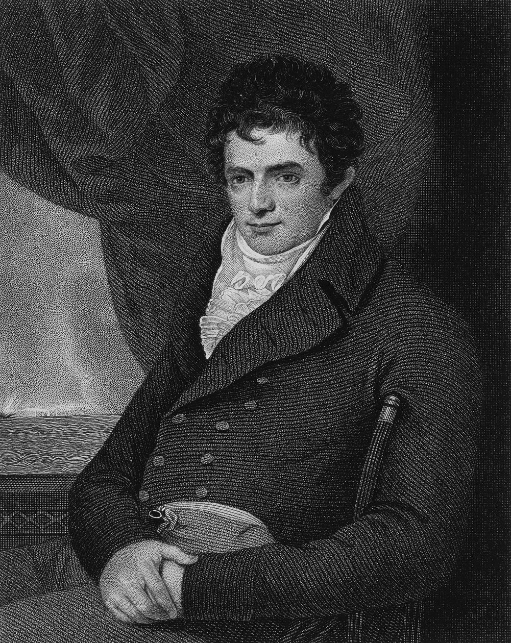 Robert Fulton (1765-1815), inciso da George Parker da Benjamin West