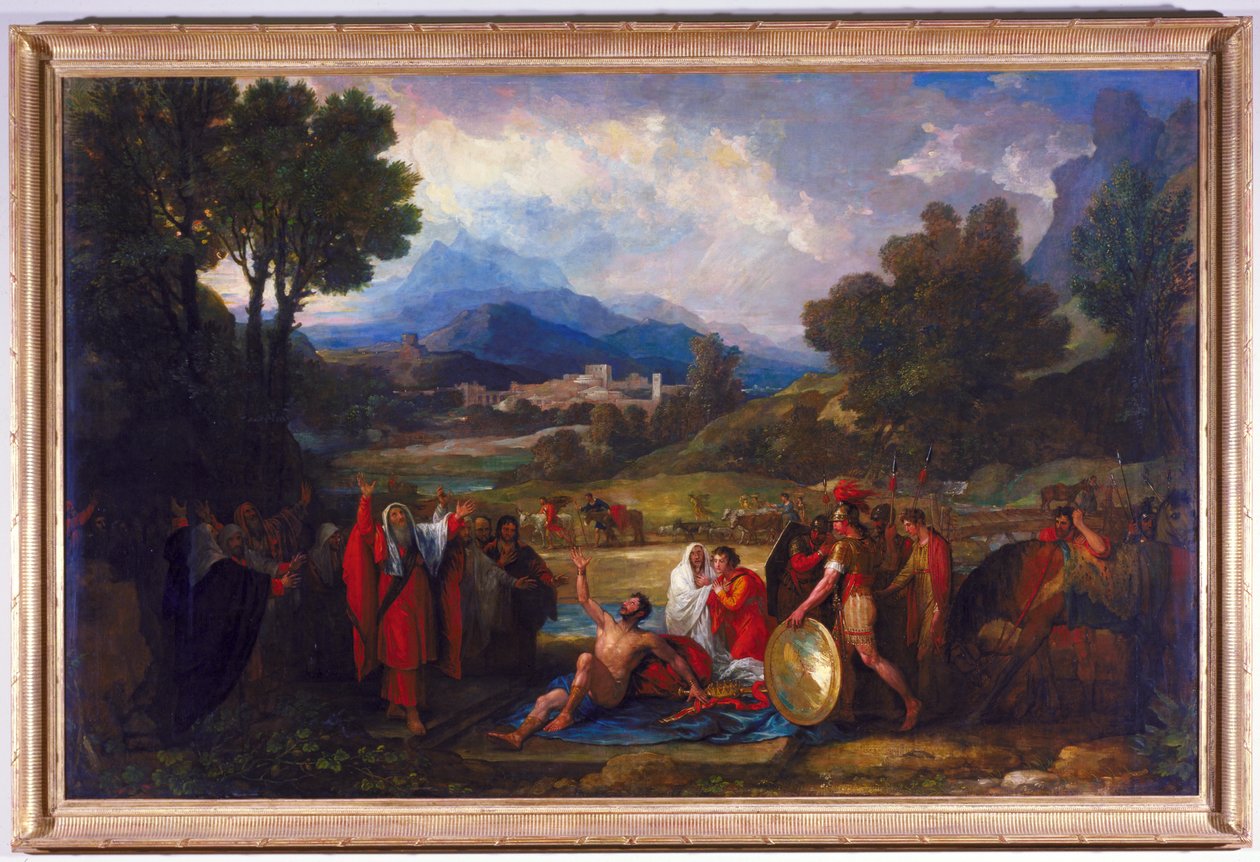 Saul davanti a Samuele e ai profeti, 1812 da Benjamin West