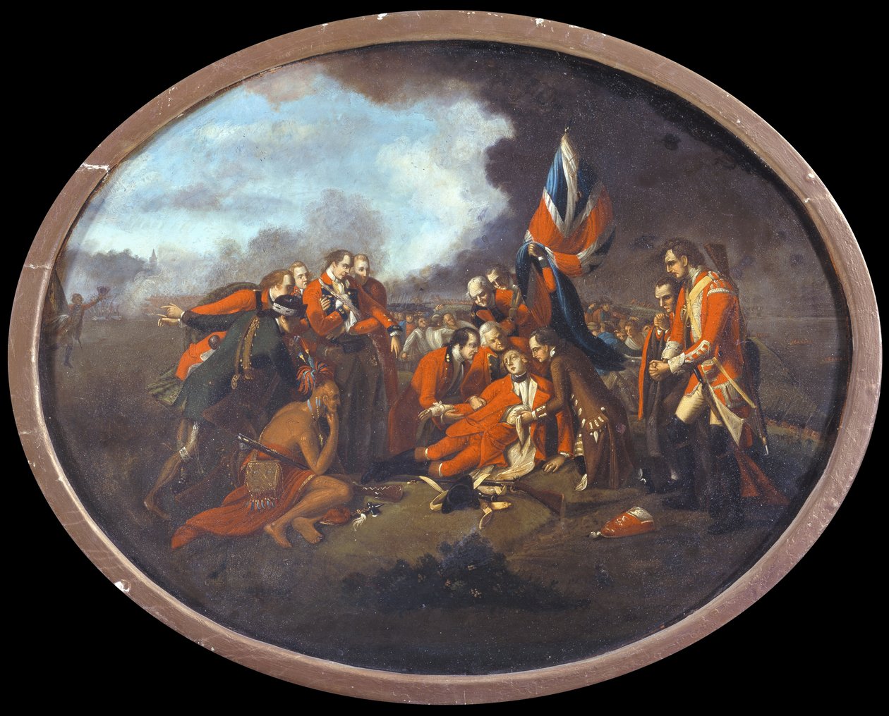 La morte del generale Wolfe (1727-59) il 13 settembre 1759, c.1770 da Benjamin West