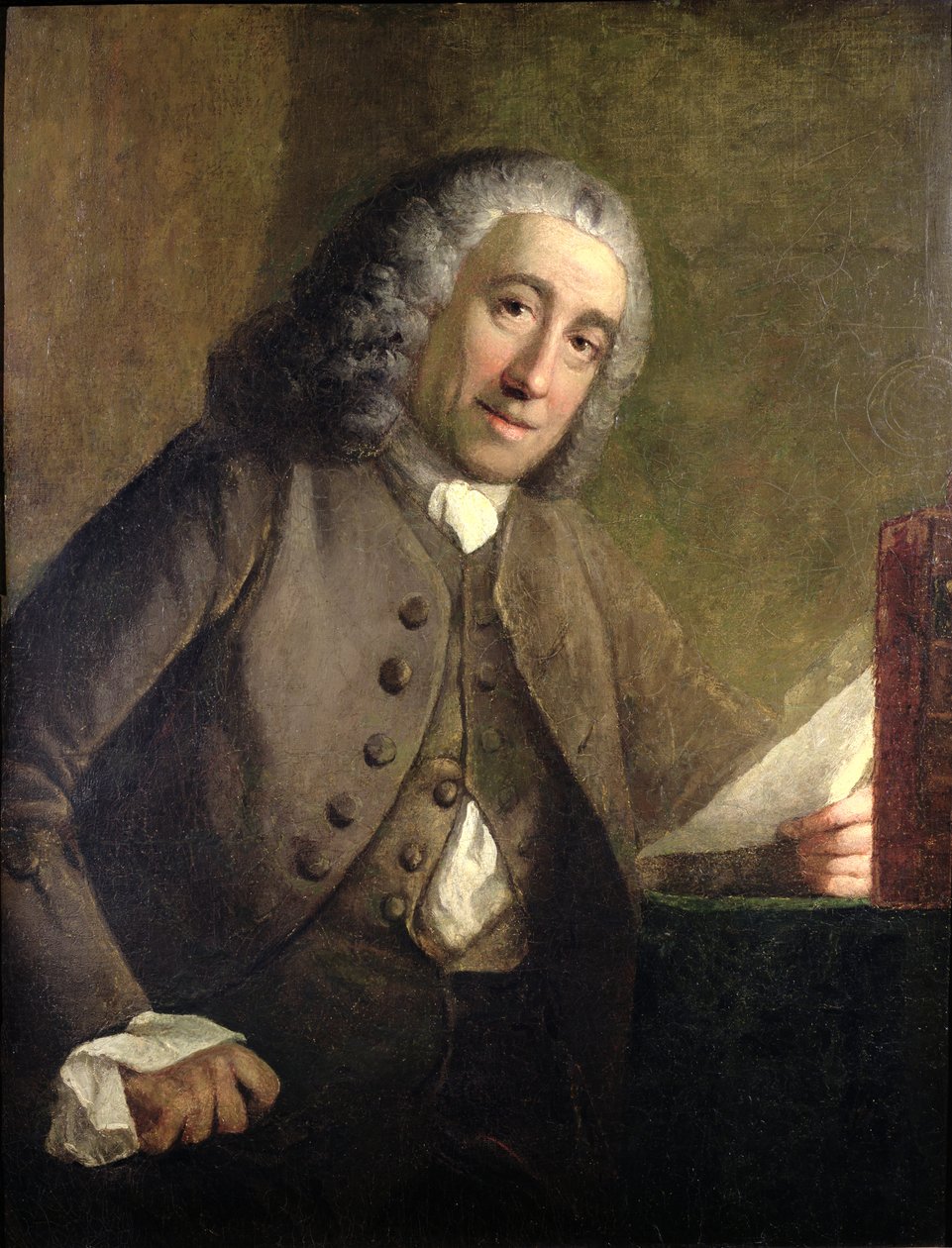 Ritratto di Francis Fauquier, (c.1704-68) Luogotenente Governatore della Virginia nelle Colonie Americane, c.1757 da Benjamin Wilson