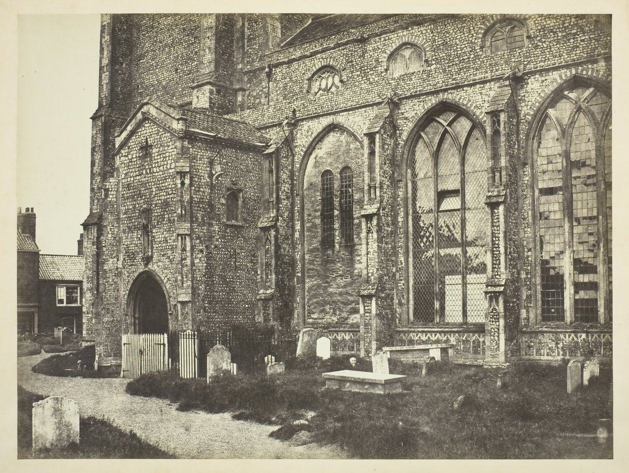 Lato sud della chiesa di Cromer, c. 1850 da Benjamin Brecknell Turner