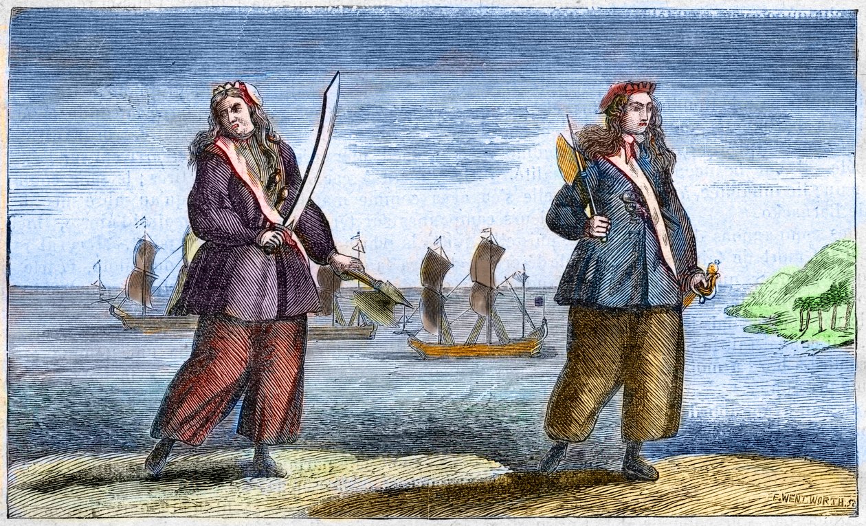 Anne Bonny e Mary Read da Benjamin Cole