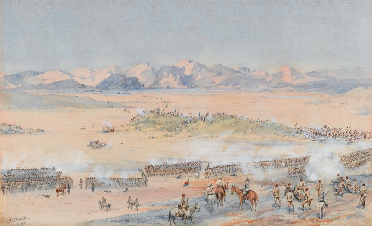 Avanzata del 9º e 10º Battaglione Sudanese dell