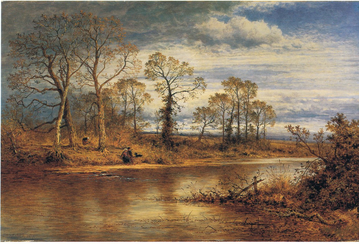 Un fiume inglese in autunno da Benjamin Eastlake Leader