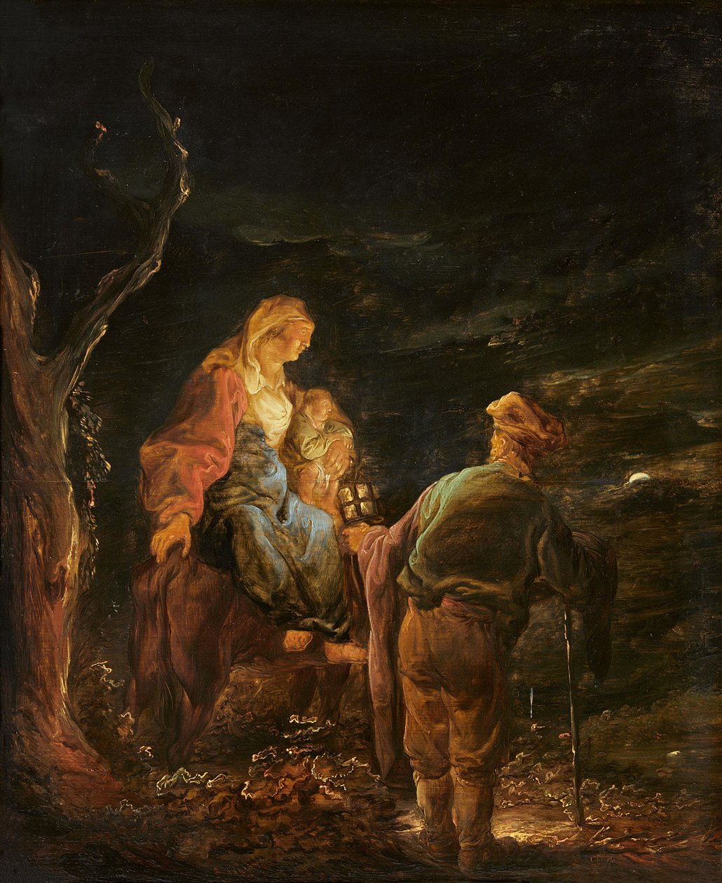 Riposo durante la fuga in Egitto da Benjamin Gerritsz Cuyp