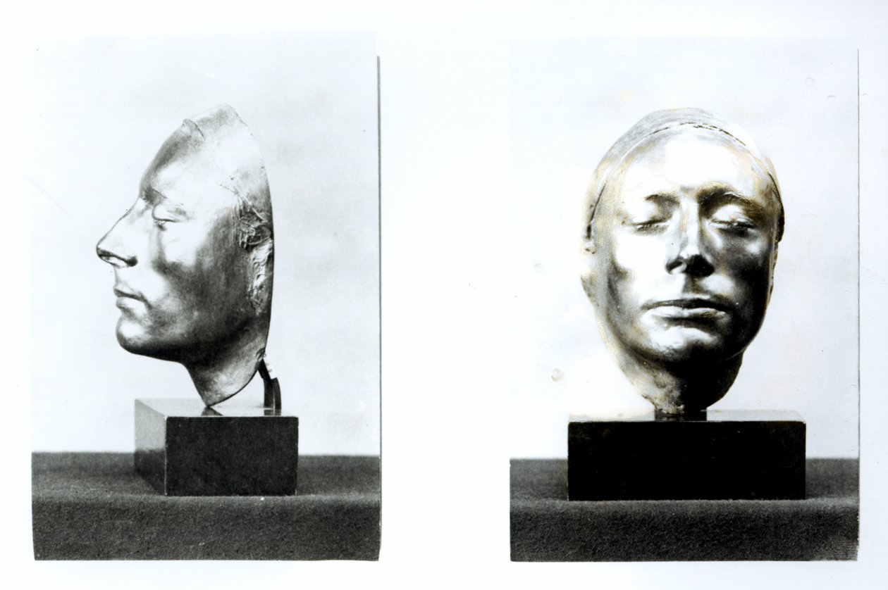 Maschera mortuaria di John Keats (1795-1821) da Benjamin Haydon