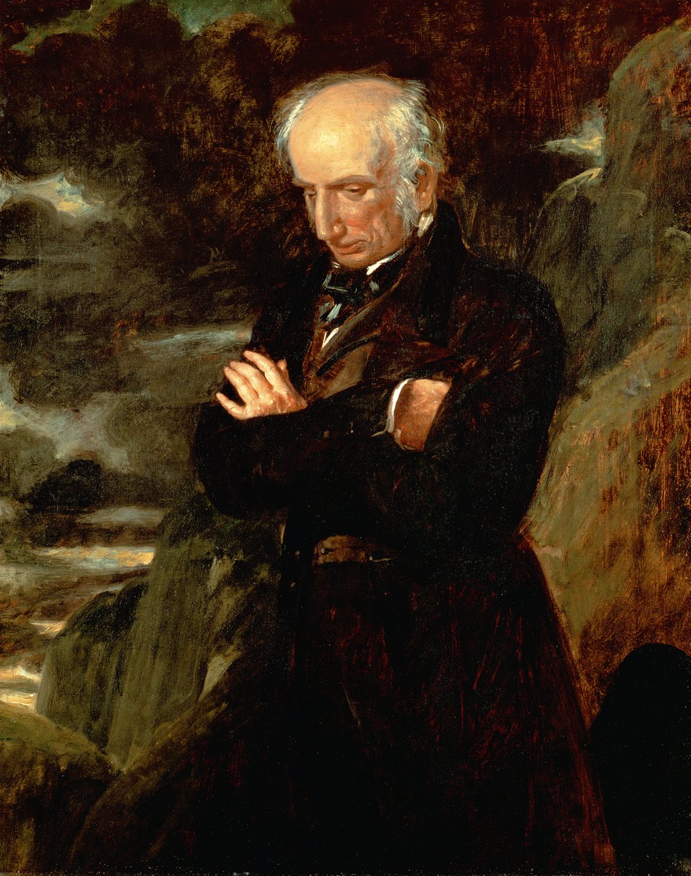 Ritratto di William Wordsworth (1770-1850), 1842 da Benjamin Haydon