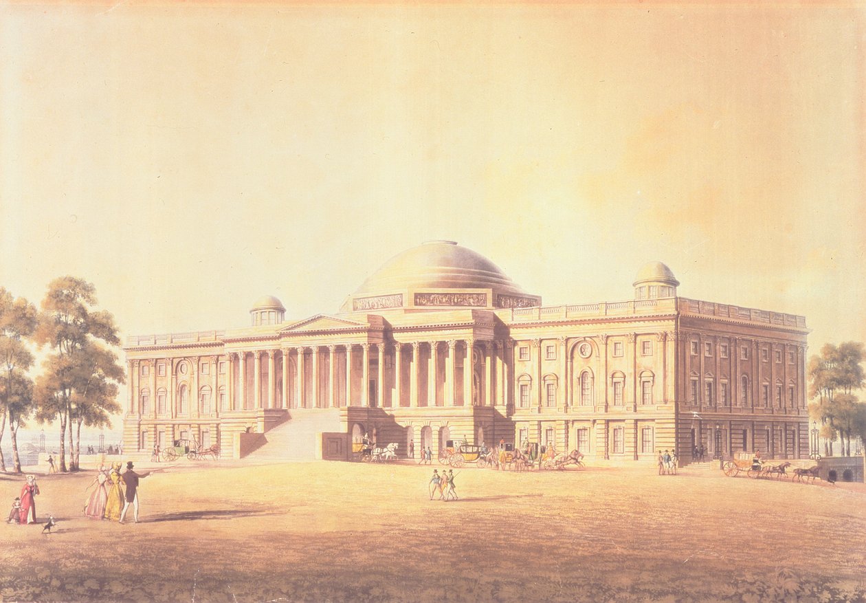 Campidoglio degli Stati Uniti, inciso da Thomas Sutherland, 1825 da Benjamin Henry Latrobe