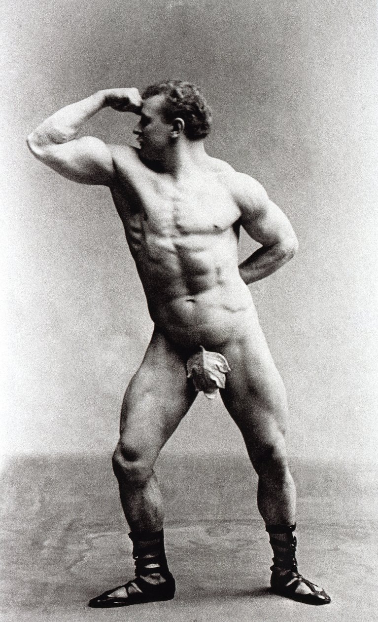 Il culturista tedesco Eugen Sandow da Benjamin J. Falk