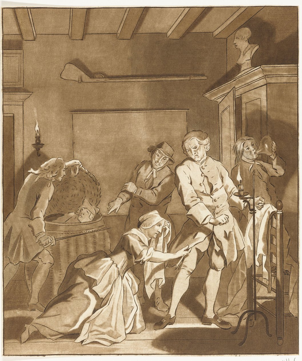 Scoperta di un amante (La falsa virtù scoperta) da Benjamin Martini
