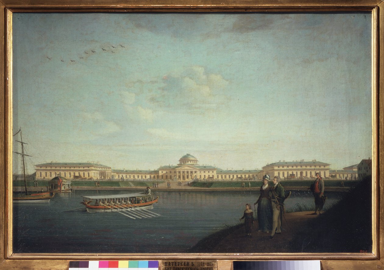 Il palazzo dei Tauridi visto dalla Neva da Benjamin Patersson