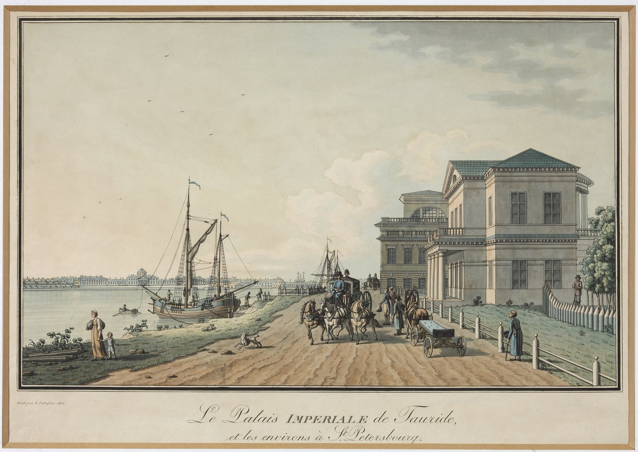 Veduta del Palazzo Tauride da Benjamin Patersson