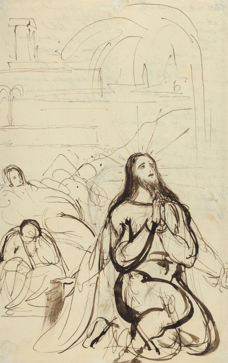 Studio per, Agonia nel Giardino da Benjamin Robert Haydon