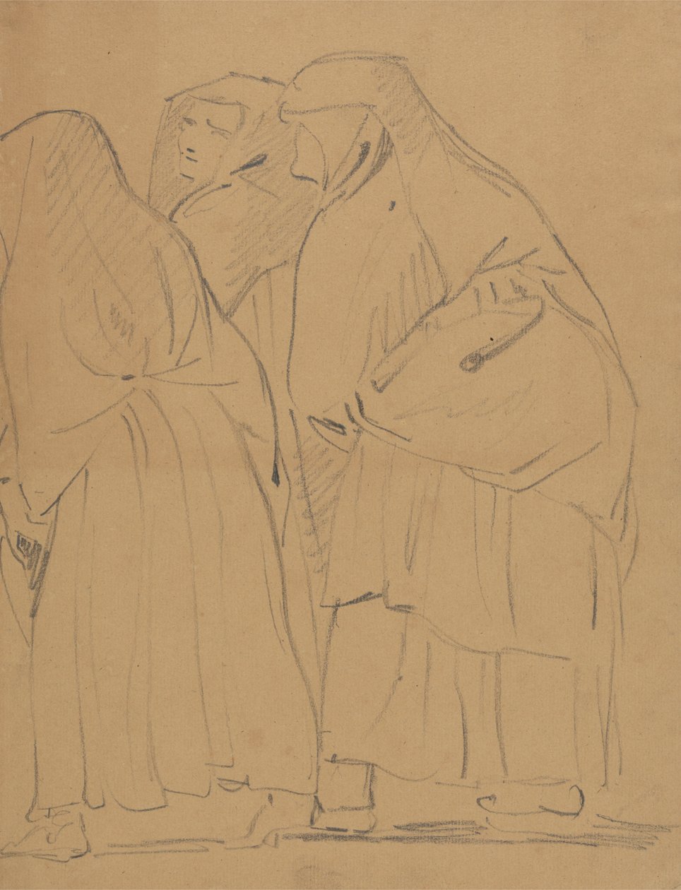 Studio di un Gruppo di Figure in Vesti, in Piedi da Benjamin Robert Haydon