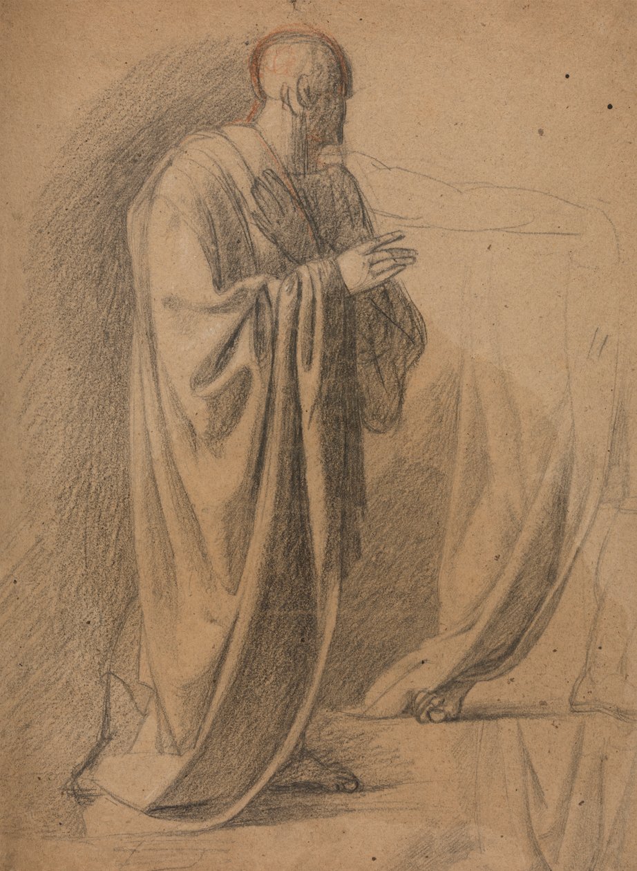 Studio di un Uomo in una Lunga Veste da Benjamin Robert Haydon