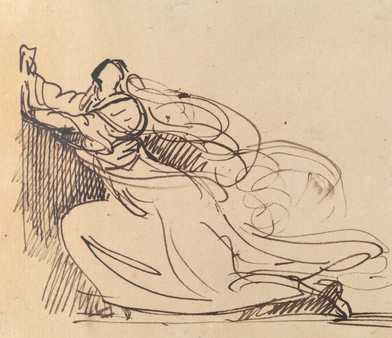 Studio di una donna che supplica in ginocchio da Benjamin Robert Haydon