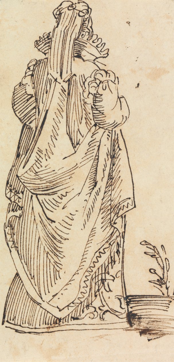 Studio di una donna, vista posteriore da Benjamin Robert Haydon