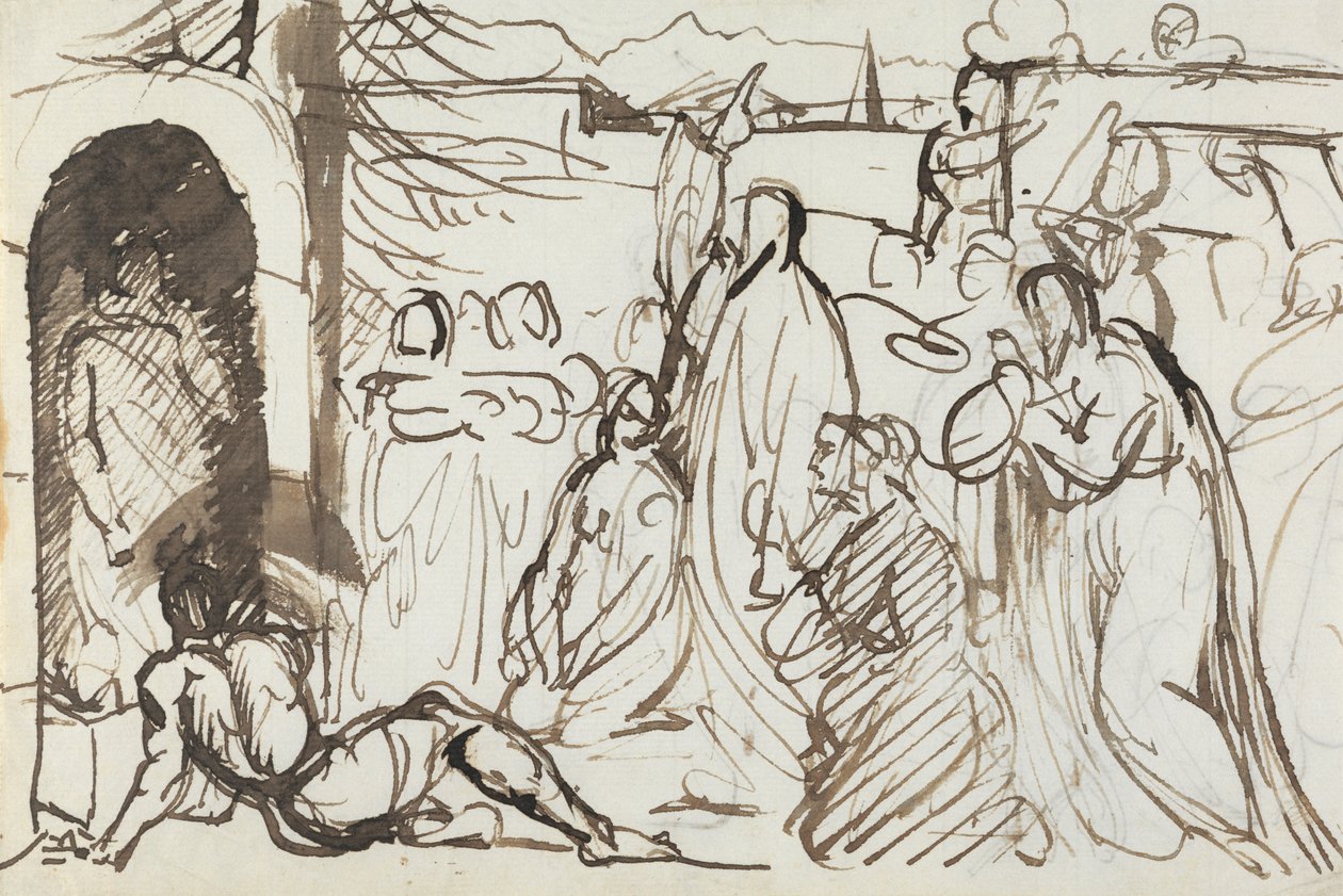 Studio della Resurrezione di Lazzaro da Benjamin Robert Haydon