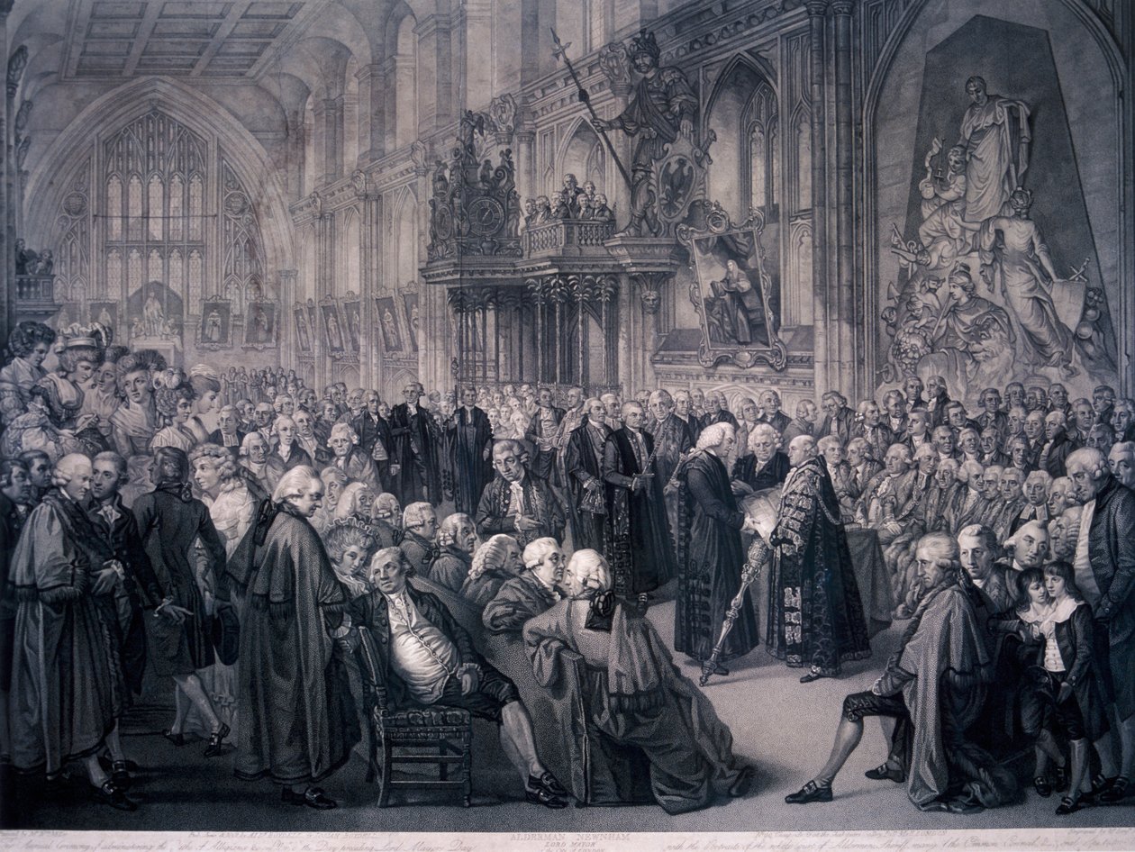 Inaugurazione del sindaco Nathaniel Newnham, Londra da Benjamin Smith