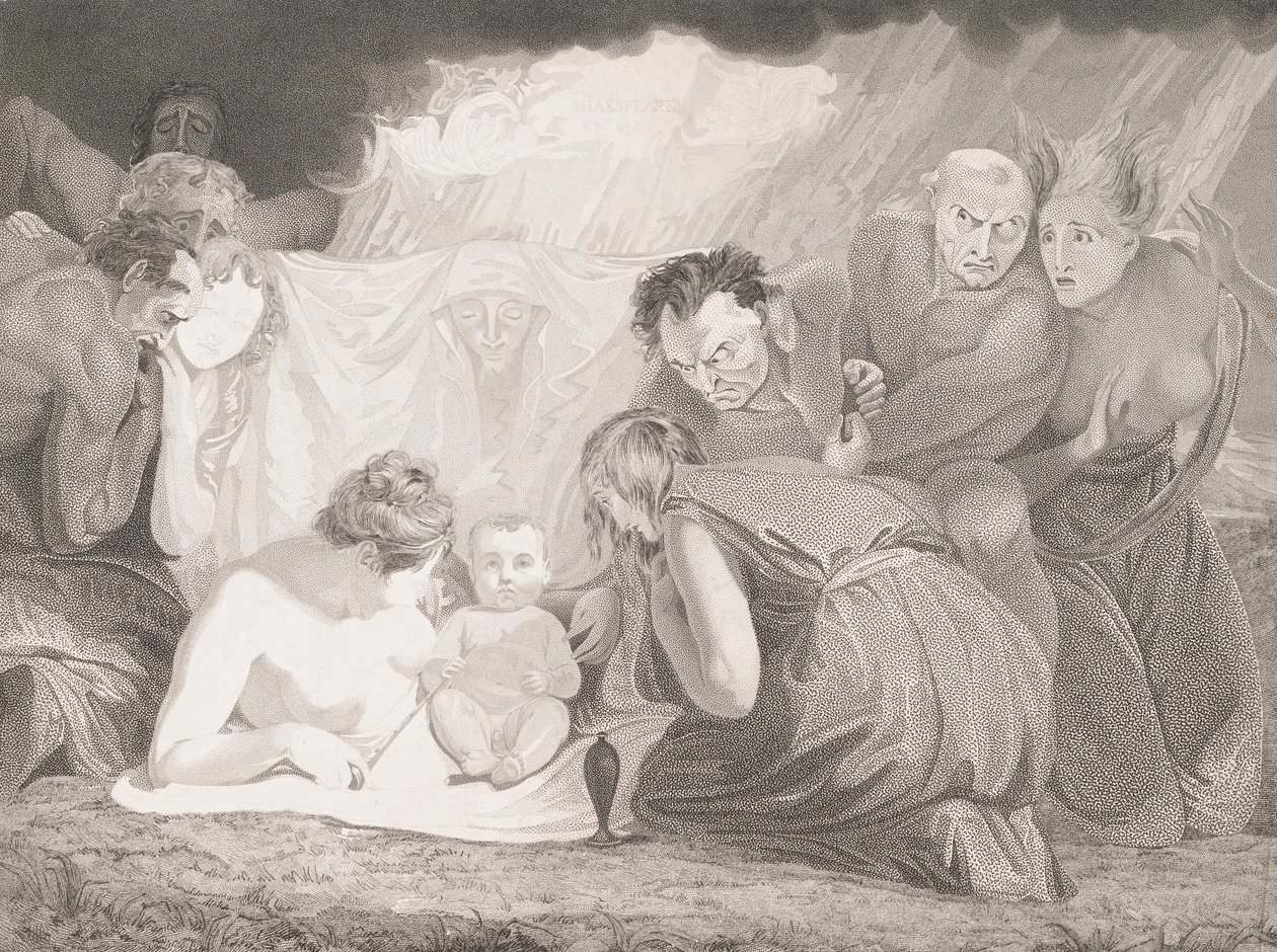 Il giovane Shakespeare assistito dalla Natura e dalle Passioni da Benjamin Smith