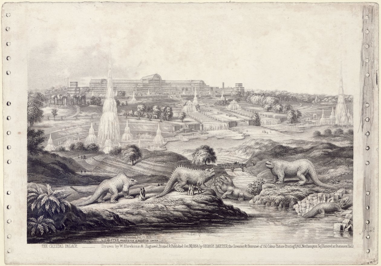 Il Crystal Palace da Benjamin Waterhouse Hawkins