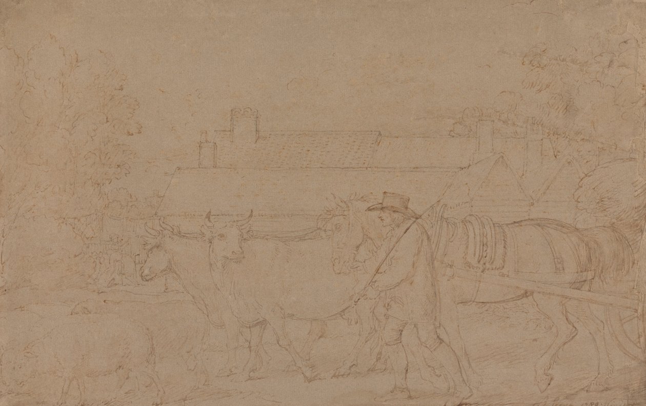 Una Fattoria vicino a Windsor da Benjamin West