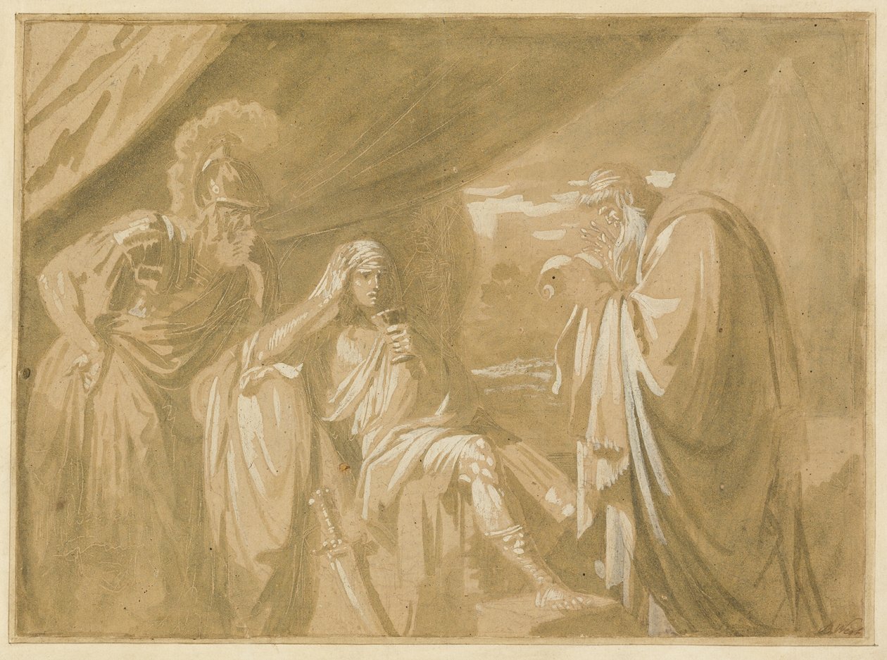 La confidenza di Alessandro con il suo medico Filippo da Benjamin West