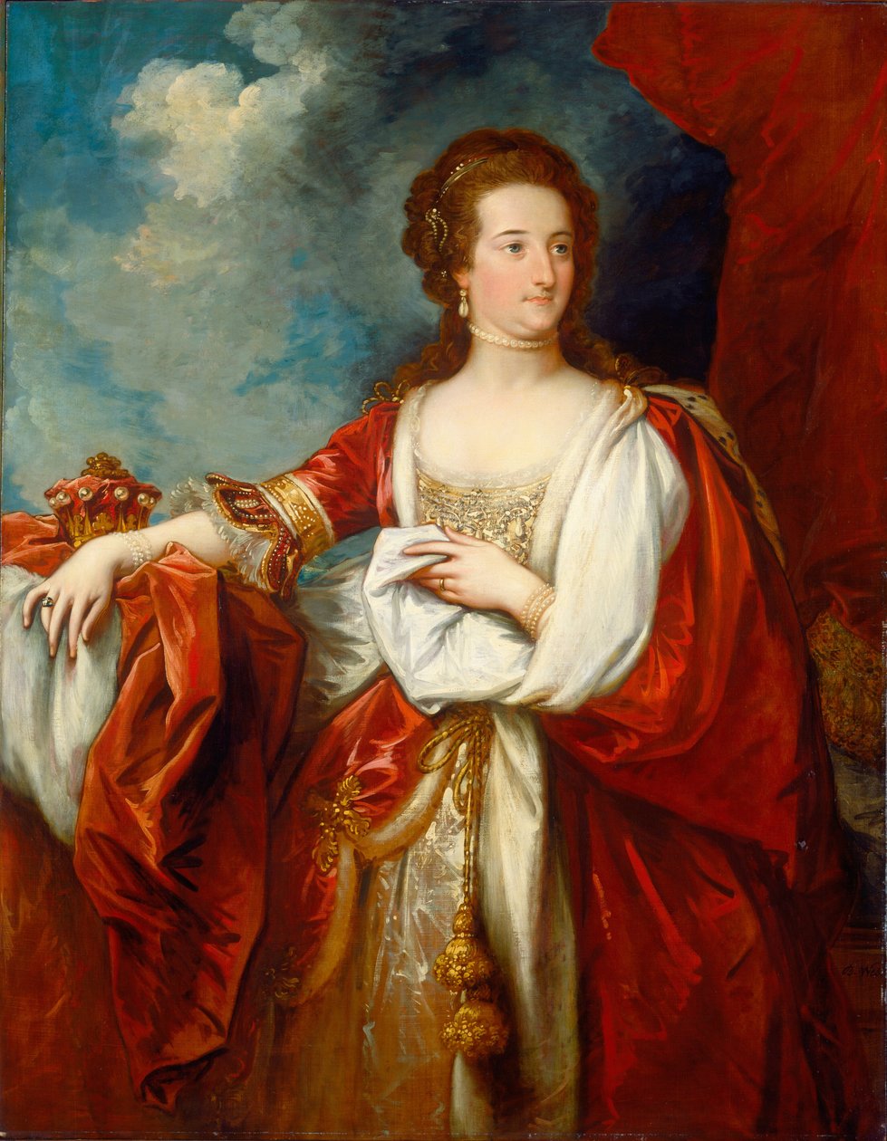 Elizabeth, contessa di Effingham da Benjamin West