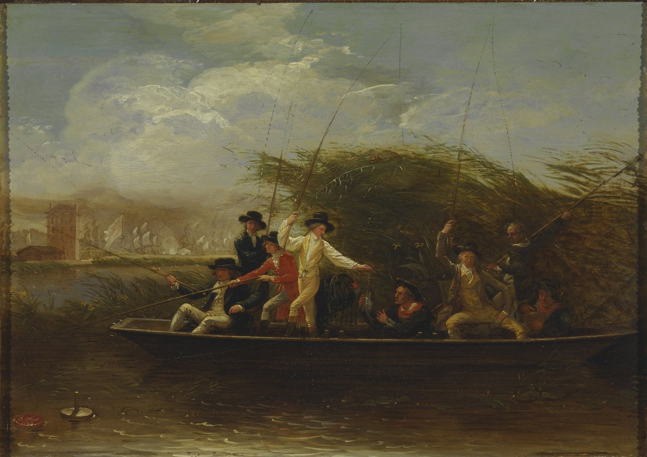 La pesca dei gentiluomini da Benjamin West