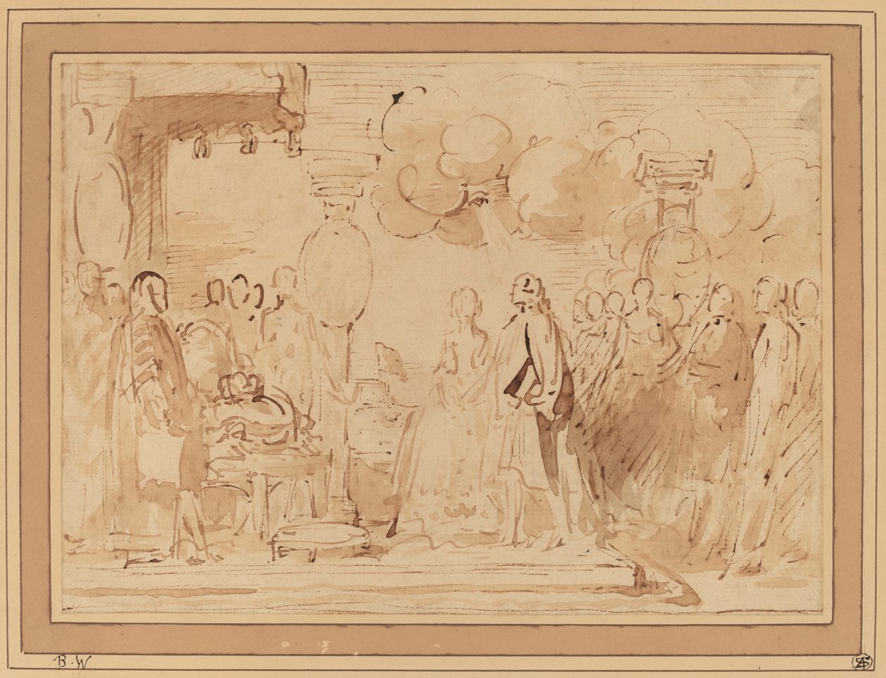 Giorgio III riprende il potere reale nel 1789 da Benjamin West