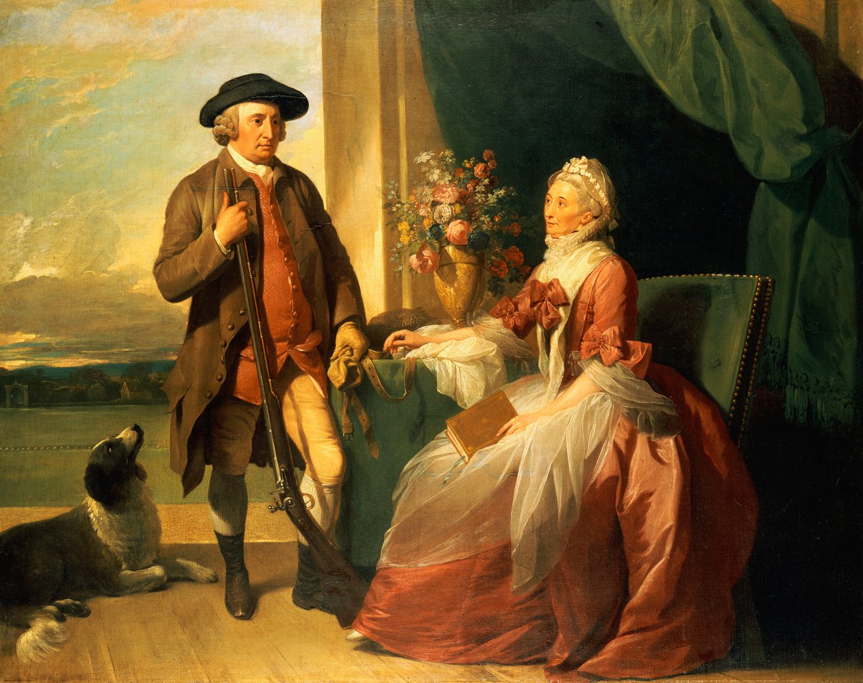 Mr. Robert Grafton e Mrs. Mary Partridge Wells Grafton, 1773 da Benjamin West