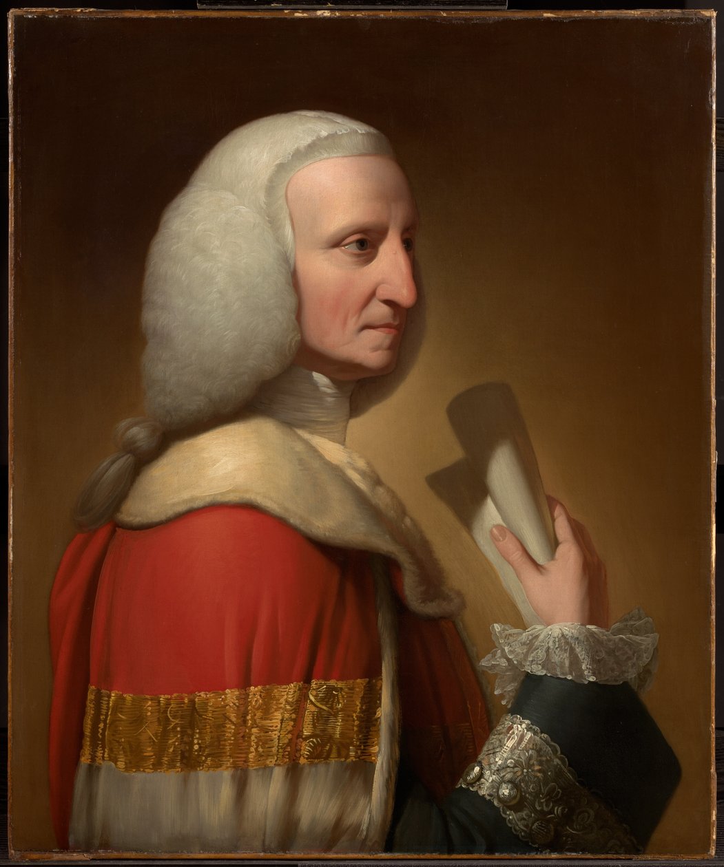 Ritratto di George, primo lord Lyttelton da Benjamin West