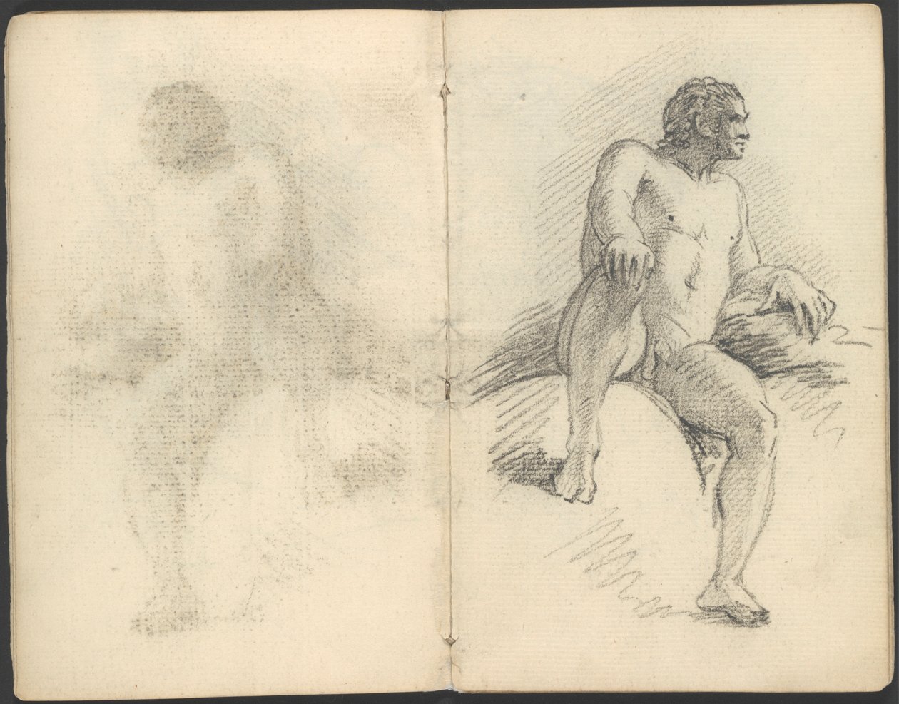 Taccuino di studi di figure e composizioni da Benjamin West