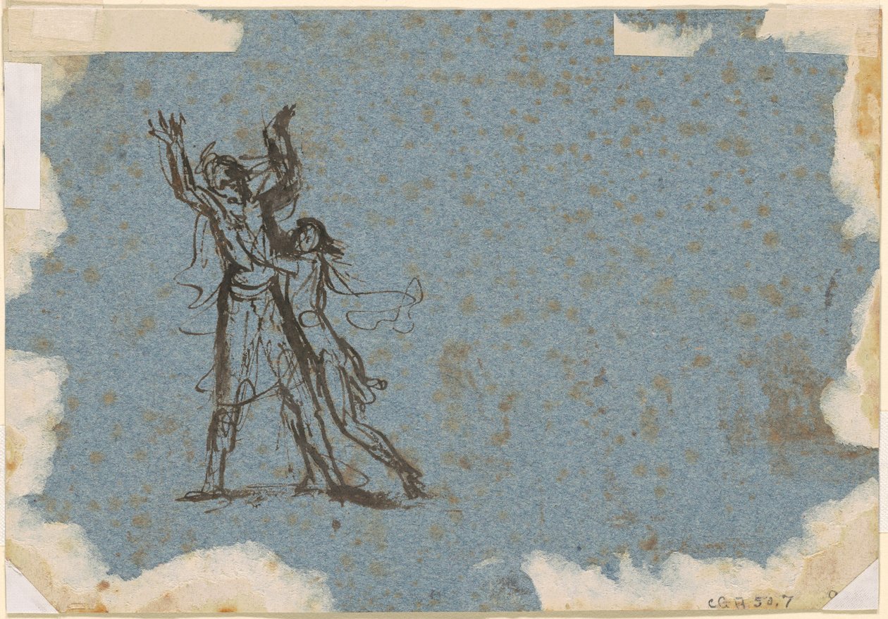 Studio per "La figlia di Iefte" da Benjamin West