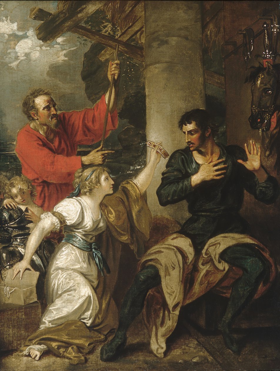 La Dama e Orlando da Benjamin West