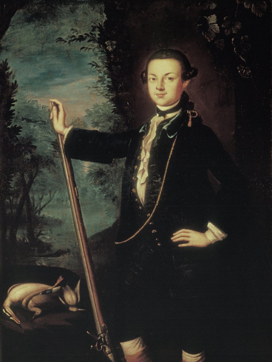 Thomas Mifflin (1744-1800), c.1757-59 (olio su tela) da Benjamin West