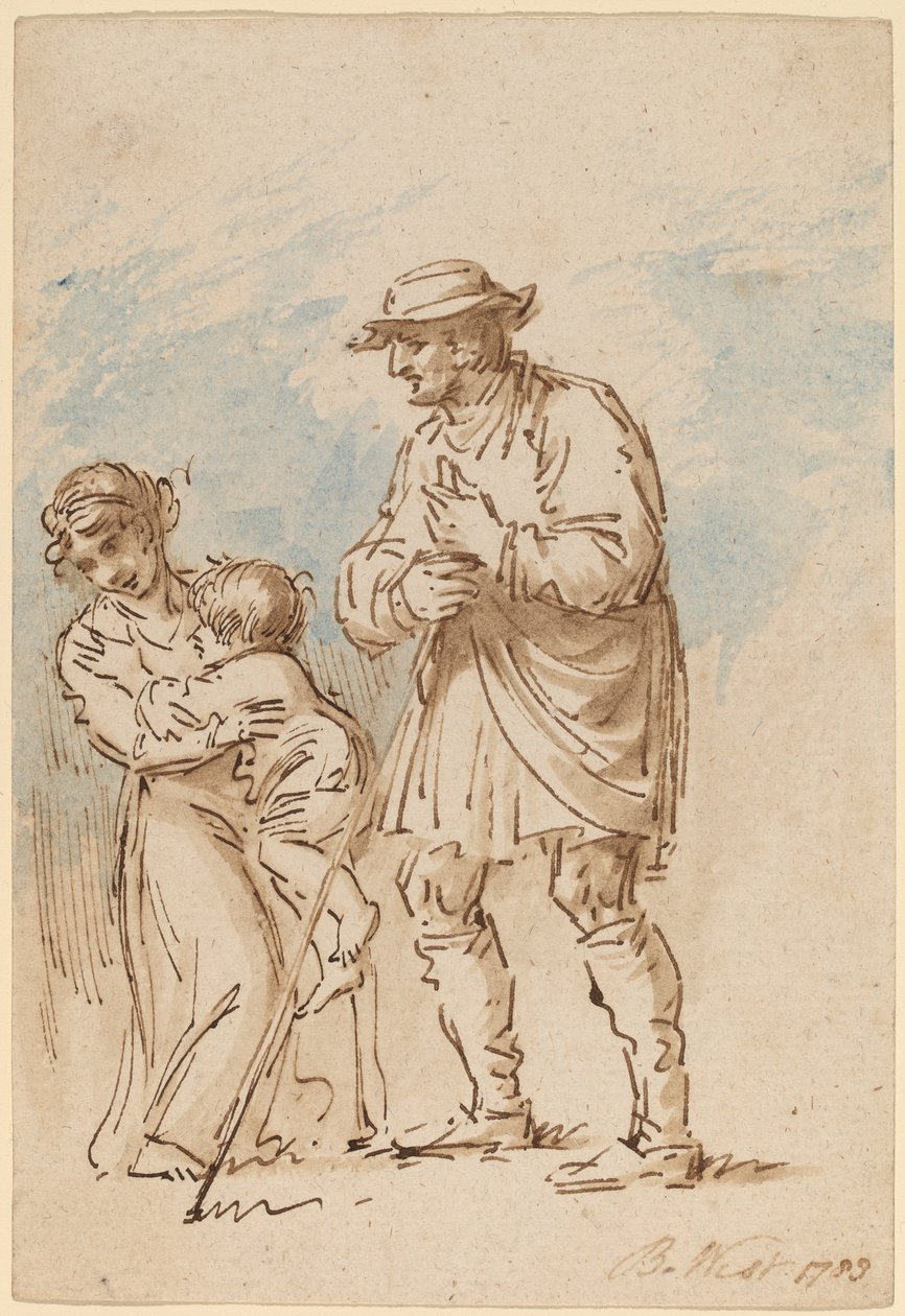 Famiglia di vagabondi da Benjamin West