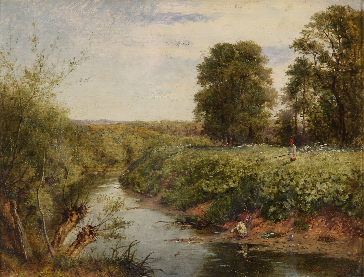 Sul Teme a Worcester da Benjamin Williams Leader