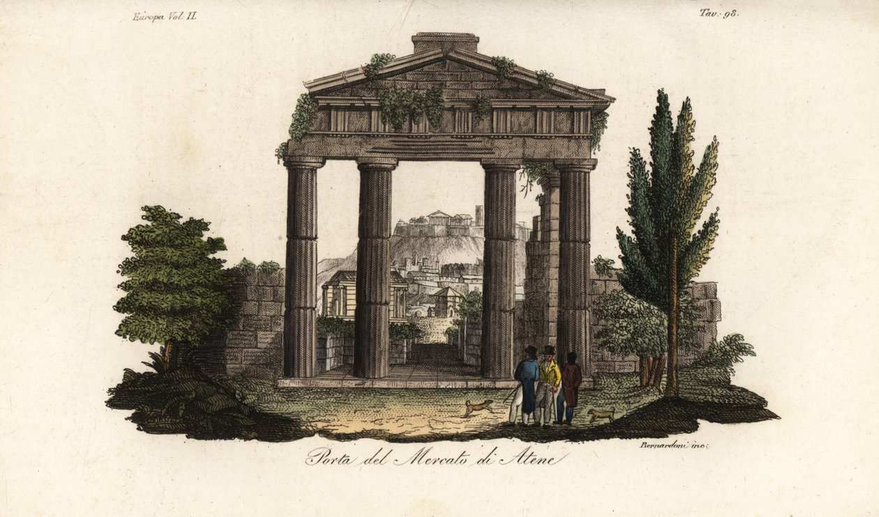 Rovine della Porta di Atena Archegetis, all