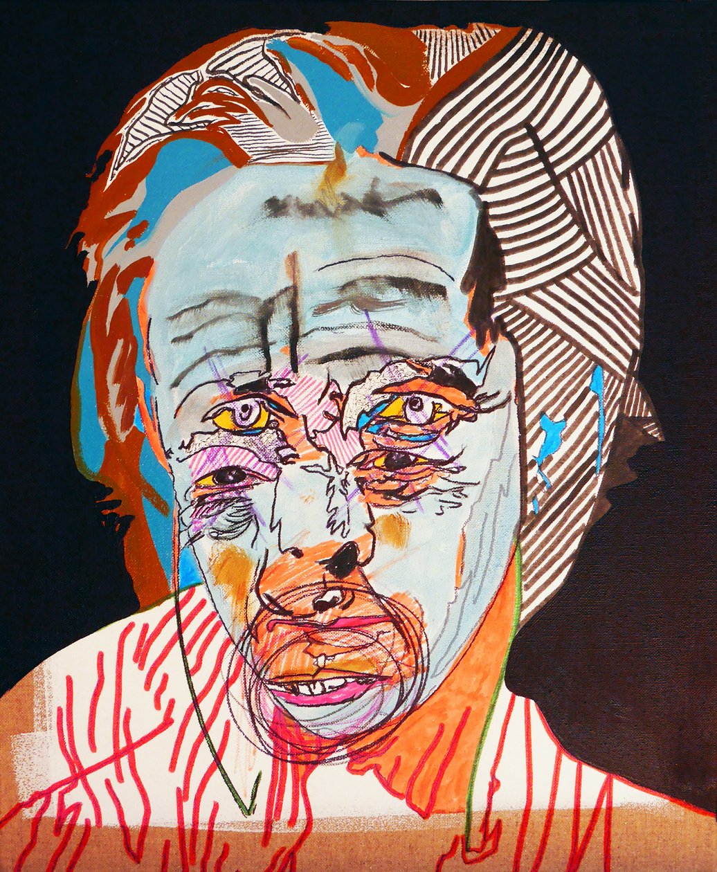 50 Grandi scrittori della storia: Alexandre Soljenytsine, 2015 (olio e acrilico su tela) da Benoit Erwann Boucherot