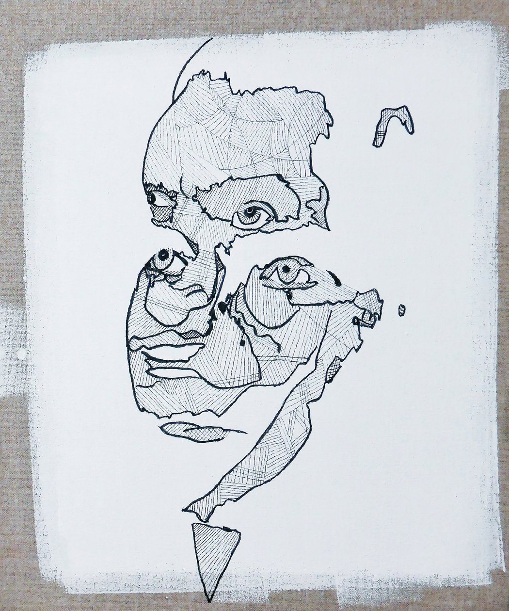 50 Grandi scrittori della storia: Federico Garcia Lorca, 2015 (olio e acrilico su tela) da Benoit Erwann Boucherot
