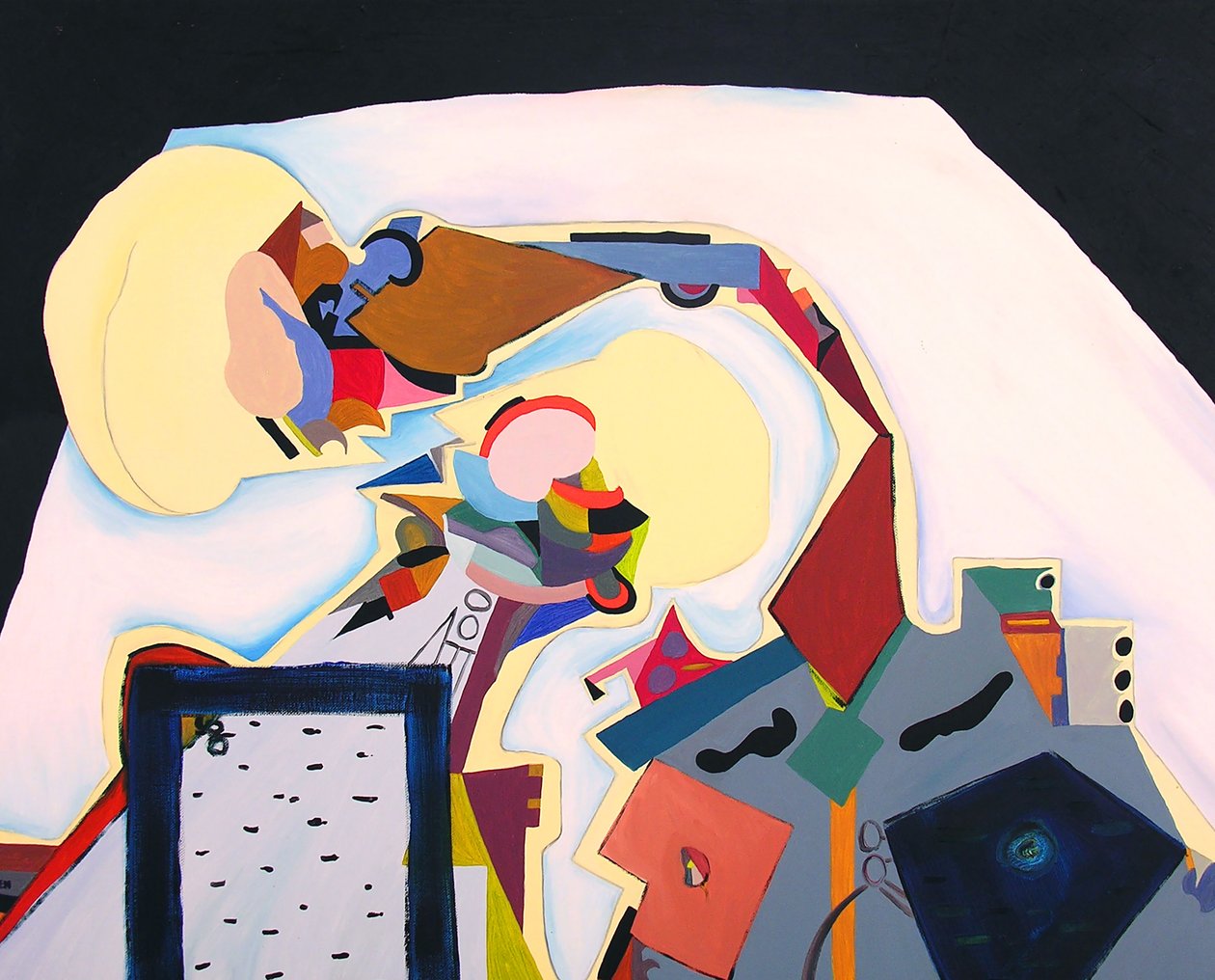 Dormeurs, 2000 (olio su tela) da Benoit Erwann Boucherot